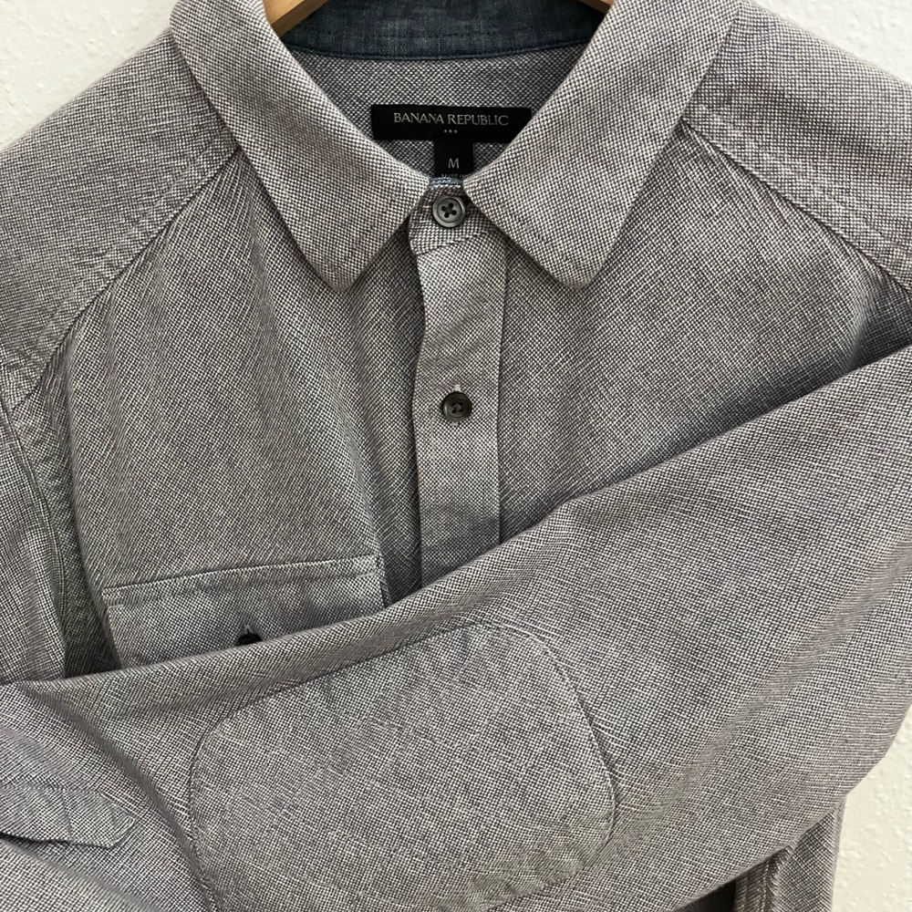 Banana Republic Textured Blue Shirt